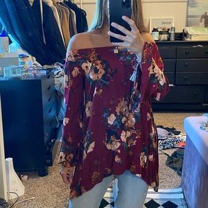 Off the shoulder top